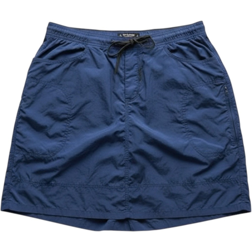 Mountain Hardwear Womens Navy Blue Nylon Hiking Skirt Drawstring Waist Sz L